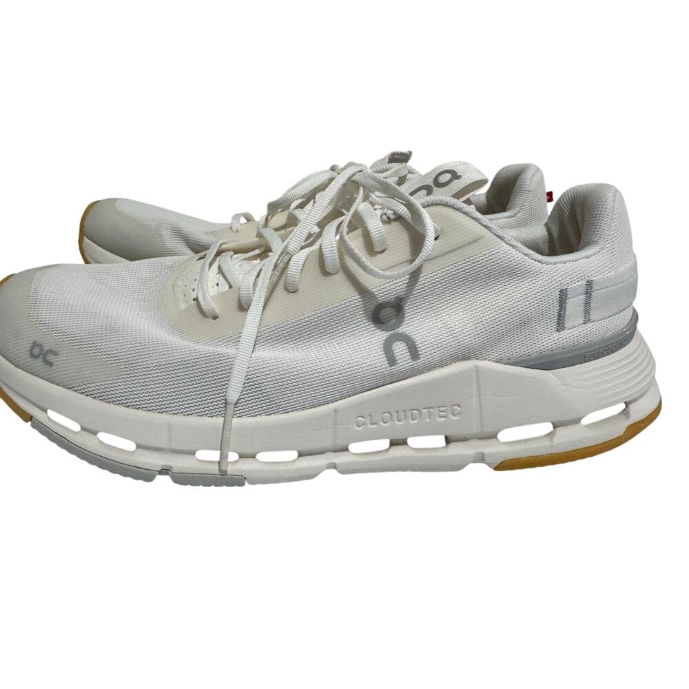 ON Running On Cloudnova White Running Shoes Men 9.5